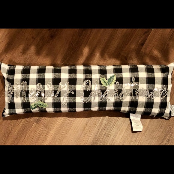 Merry Christmas Buffalo Check Pillow Cover - Picture 10 of 11